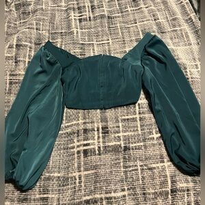 Corset long sleeve top